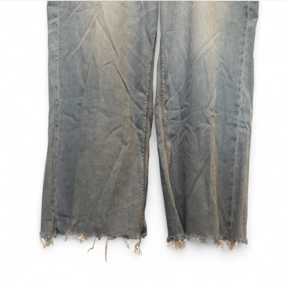AE Dreamy Drape Stretch Super High-Waisted Baggy Wide-Leg Jeans 20R Backyard BBQ - Picture 3 of 11